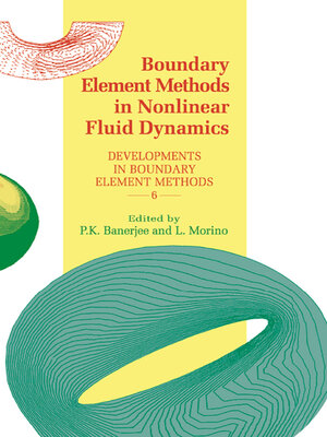 cover image of Boundary Element Methods in Nonlinear Fluid Dynamics